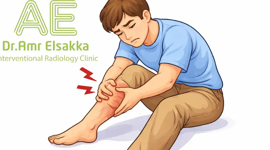 أعراض دوالي الساقين الداخلية
