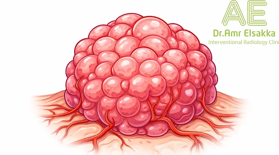 شكل الورم الحميد بالصور