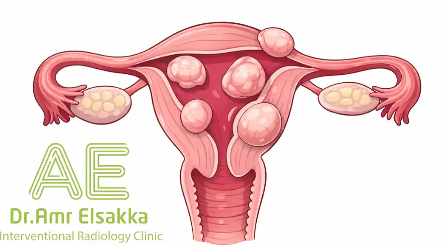 شكل الورم الليفي في الرحم